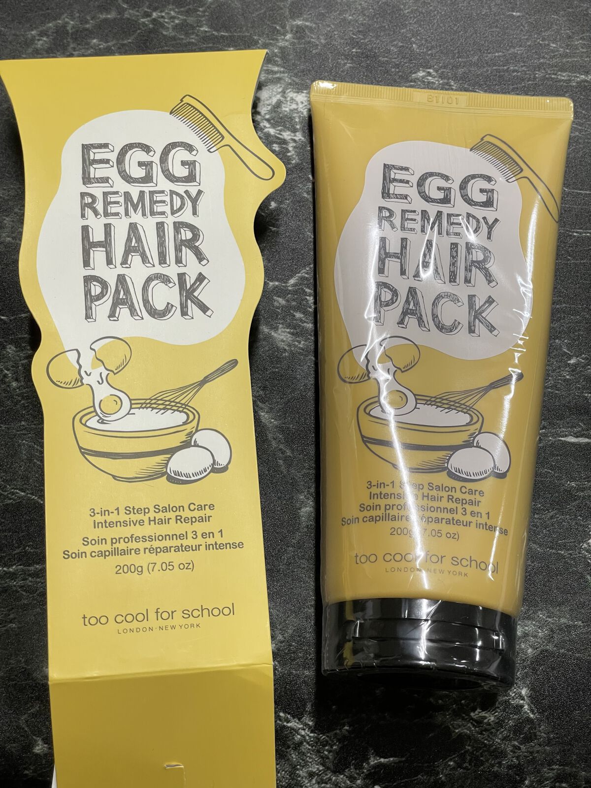 エッグレミディヘアパック/too cool for school/ヘアマスク・ヘアパックを使ったクチコミ（1枚目）