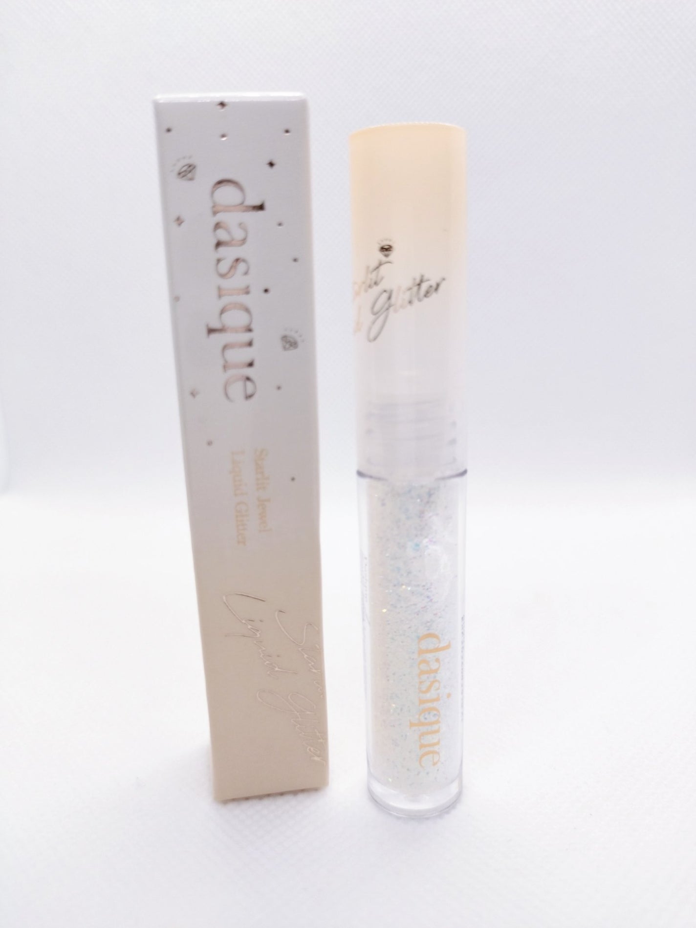 スターリットジュエルリキッドグリッター/dasique/グリッターを使ったクチコミ(2枚目)