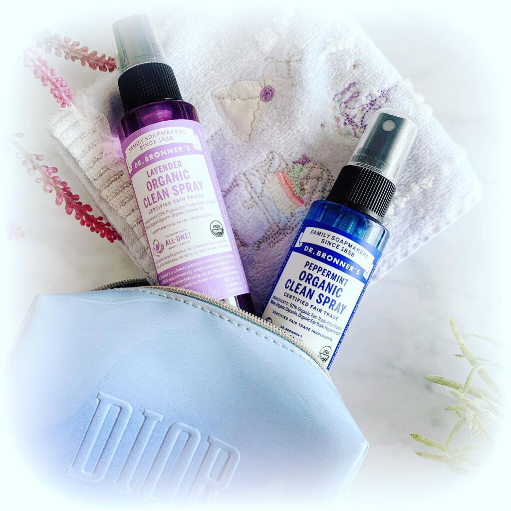 オーガニッククリーンスプレー   ラベンダー/Dr. Bronner's Magic Soaps(海外)/その他を使ったクチコミ（2枚目）