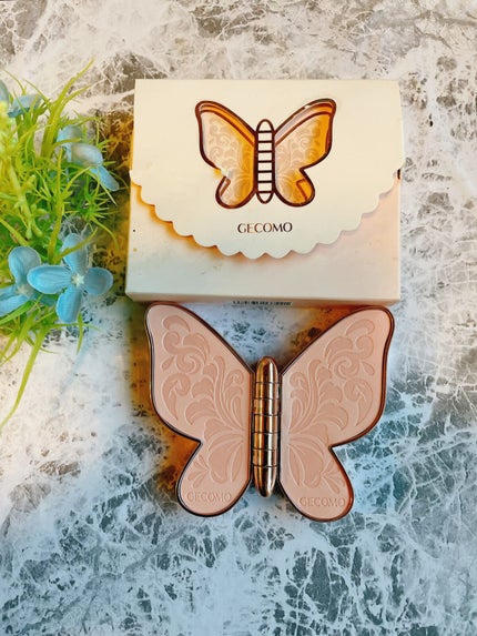 butterfly 6 colors Eye Shadow/gecomo/アイシャドウパレットを使ったクチコミ(2枚目)