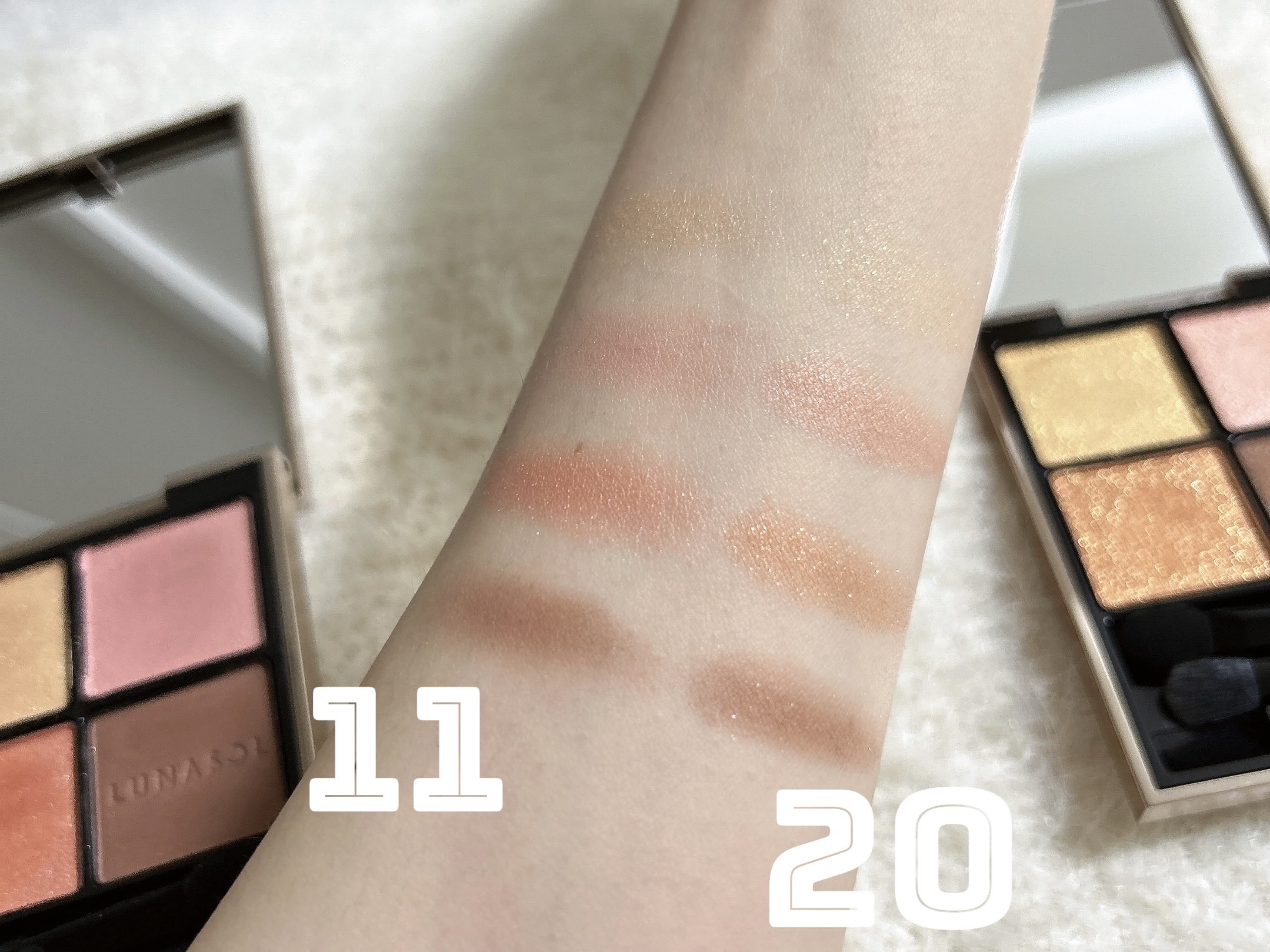 アイカラーレーション/LUNASOL/アイシャドウパレットを使ったクチコミ（3枚目）