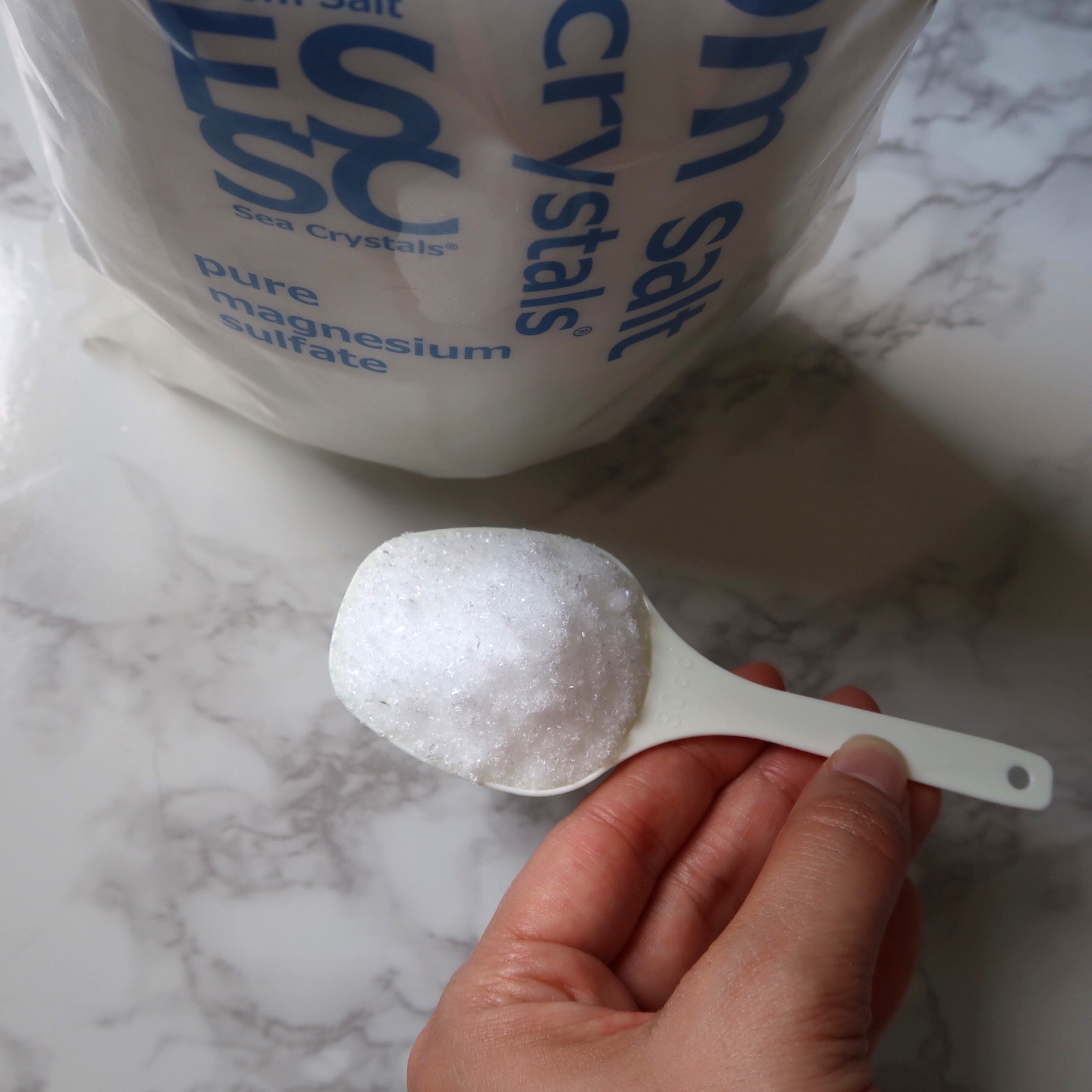 シークリスタルス エプソムソルト オリジナル/sea crystals/無機塩系入浴剤を使ったクチコミ（2枚目）
