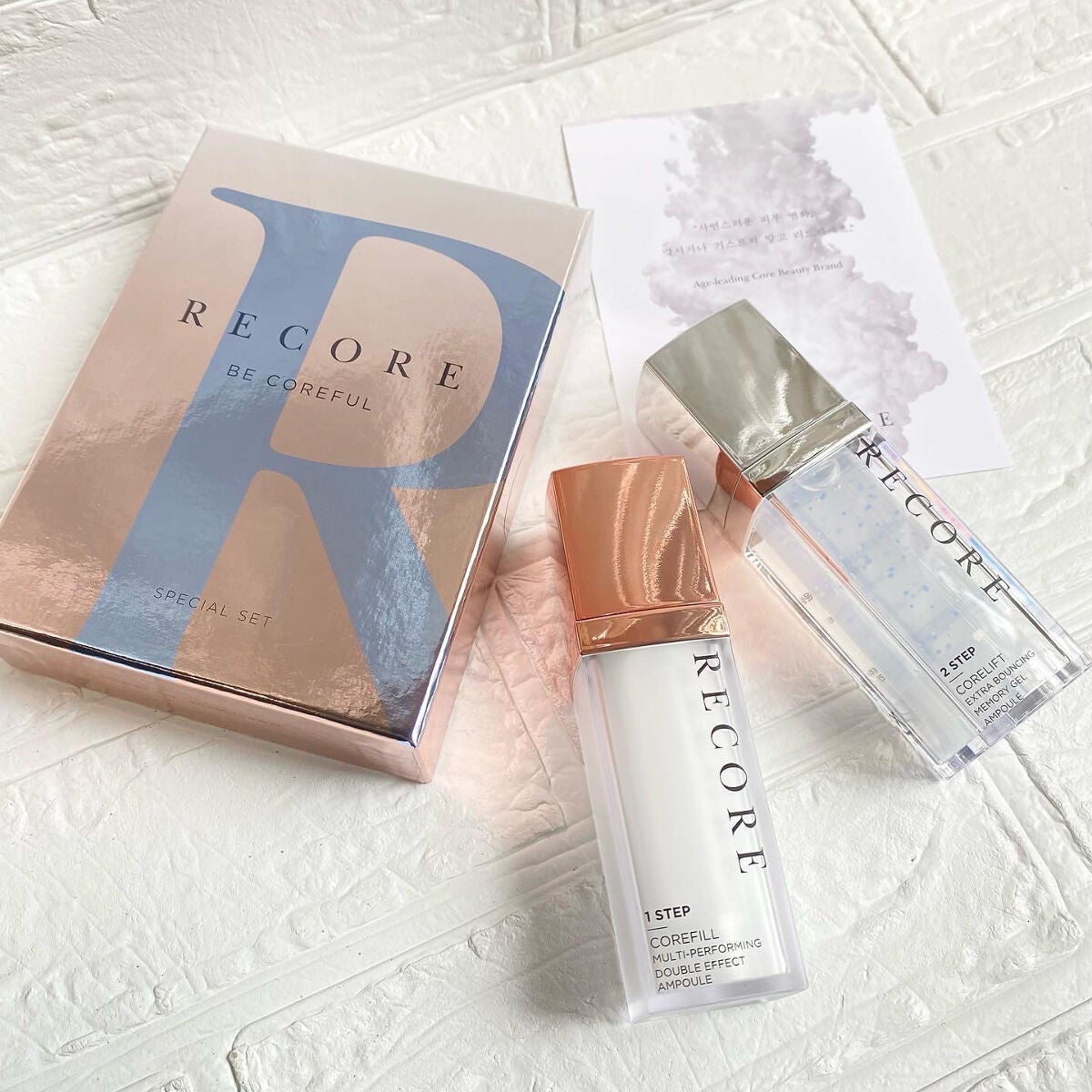 リコアアンプルガラスキット/RECORE/美容液を使ったクチコミ(1枚目)