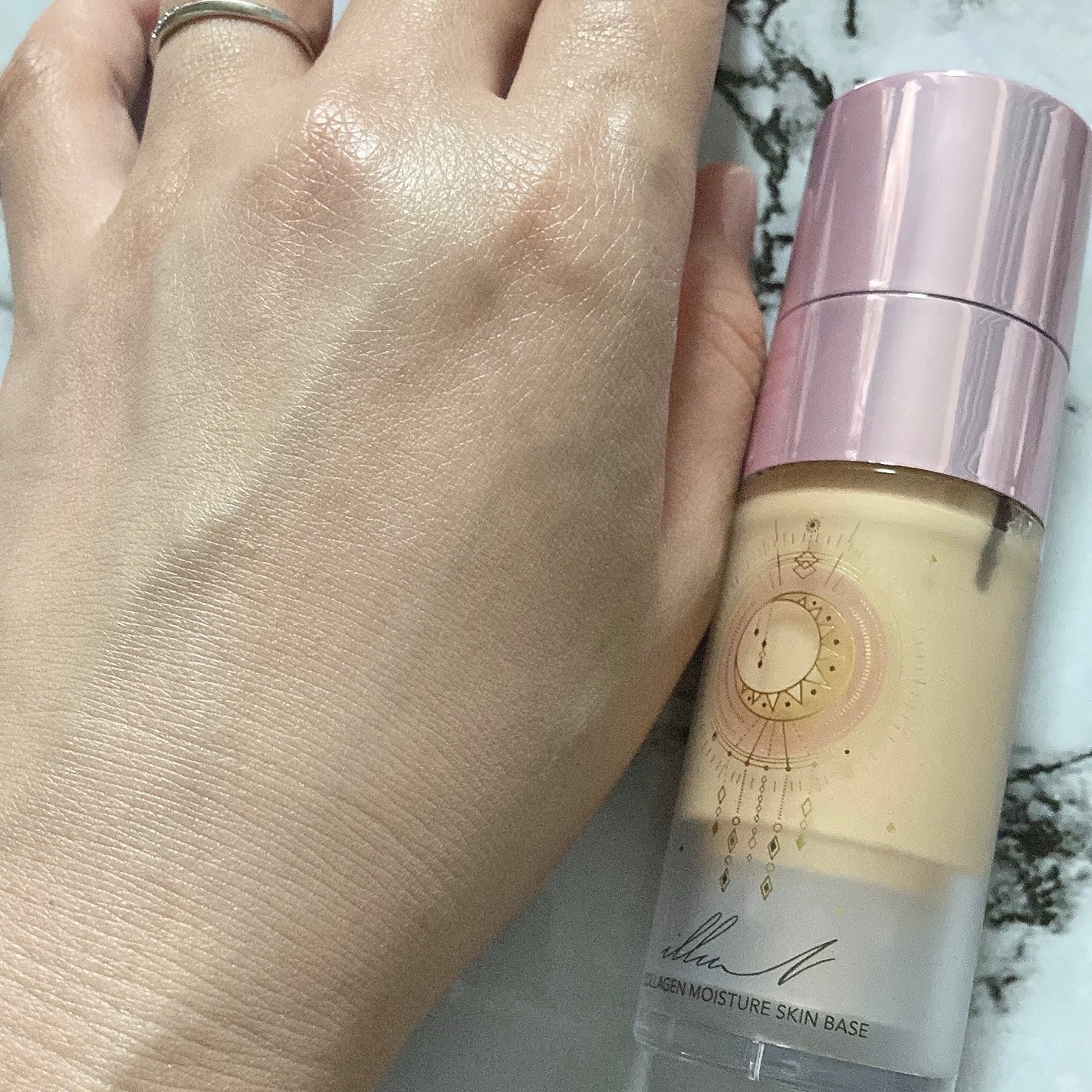 コラーゲンモイスチャースキンベース/illuN/化粧下地を使ったクチコミ(6枚目)