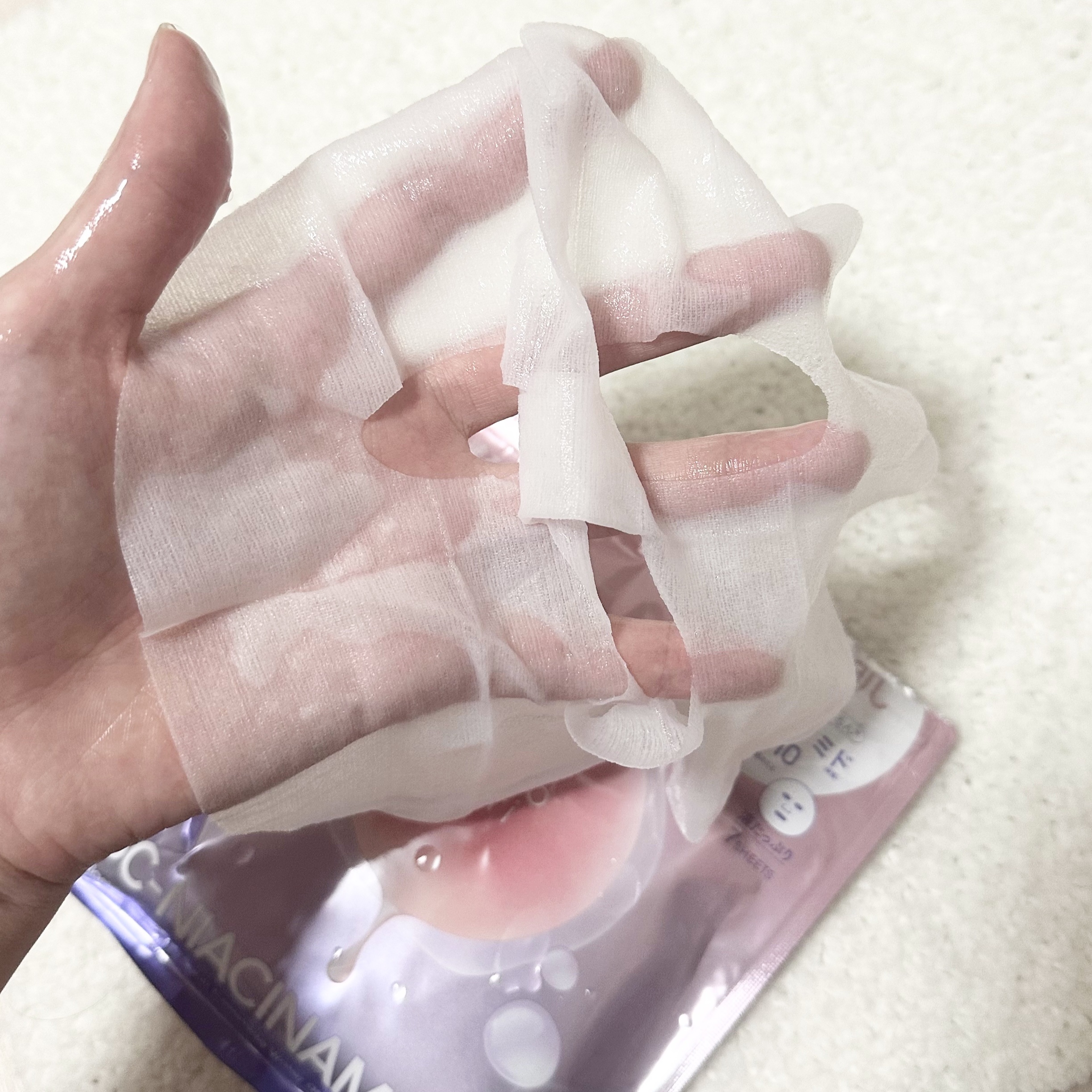 潤いバリアセラムマスク N/ももぷり/シートマスク・パックを使ったクチコミ（3枚目）