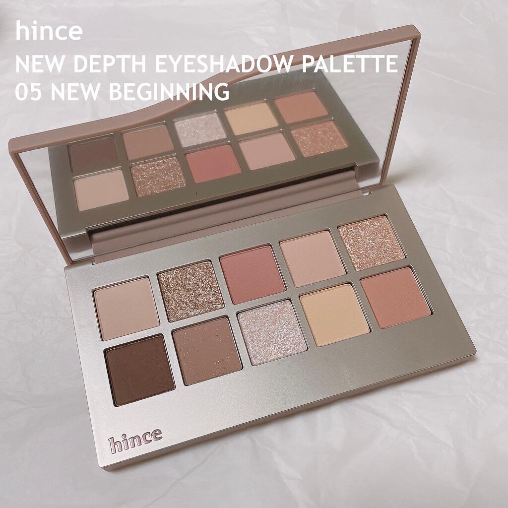 ニューデップスアイシャドウパレット/hince/アイシャドウパレットを使ったクチコミ（1枚目）