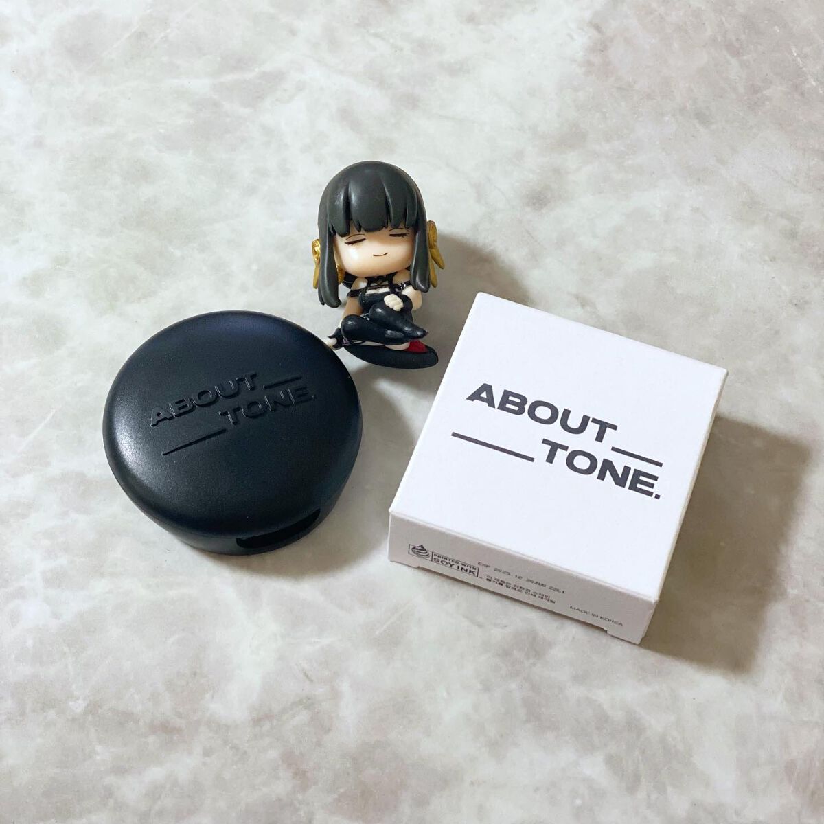 ブラーパウダーパクト 03 ナチュラル/ABOUT TONE/プレストパウダーを使ったクチコミ（1枚目）