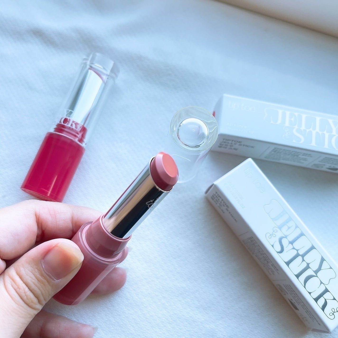 ジェリースティック/tiptoe/口紅を使ったクチコミ(3枚目)