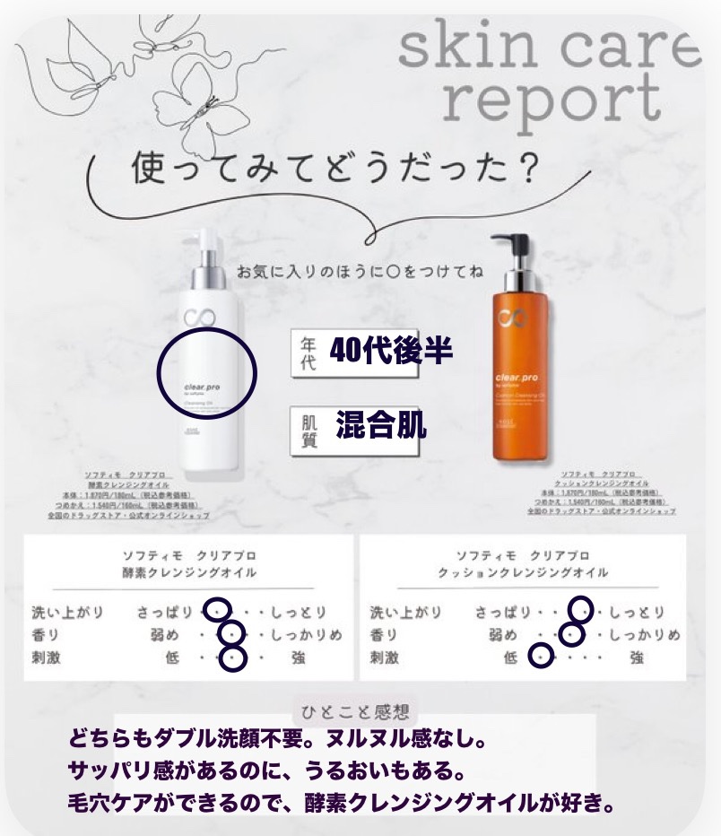 ソフティモ クリアプロ 酵素クレンジングオイル/ソフティモ/オイルクレンジングを使ったクチコミ（2枚目）