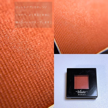 ヴィセ アヴァン シングルアイカラー 029 PAPRIKA/Visée/単色アイシャドウを使ったクチコミ(3枚目)