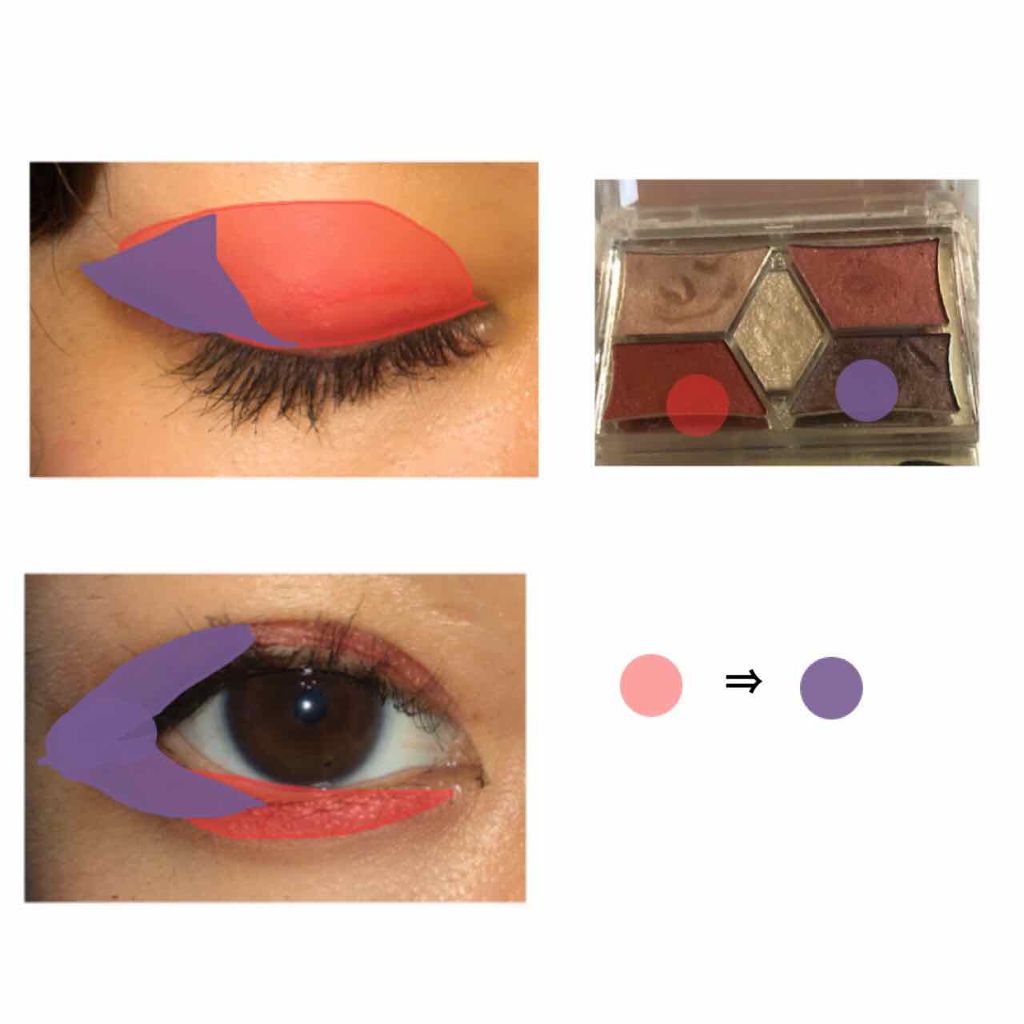 【旧品】パーフェクトスタイリストアイズ/キャンメイク/アイシャドウパレットを使ったクチコミ（3枚目）