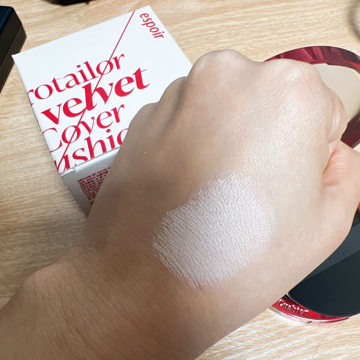 プロテーラービーベルベットカバークッション/espoir/クッションファンデーションを使ったクチコミ(4枚目)