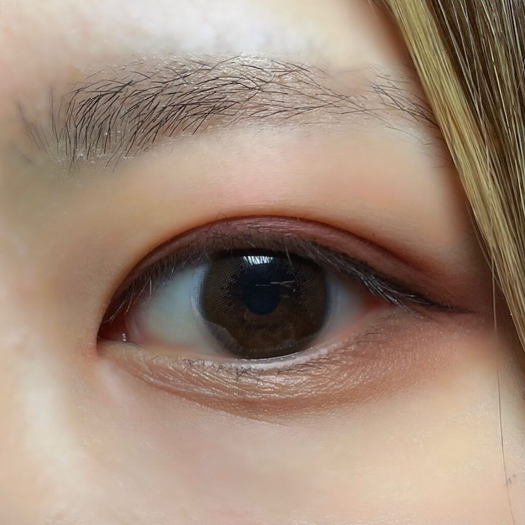 JILL Chocolat/グラムレンズ/カラーコンタクトレンズを使ったクチコミ(3枚目)