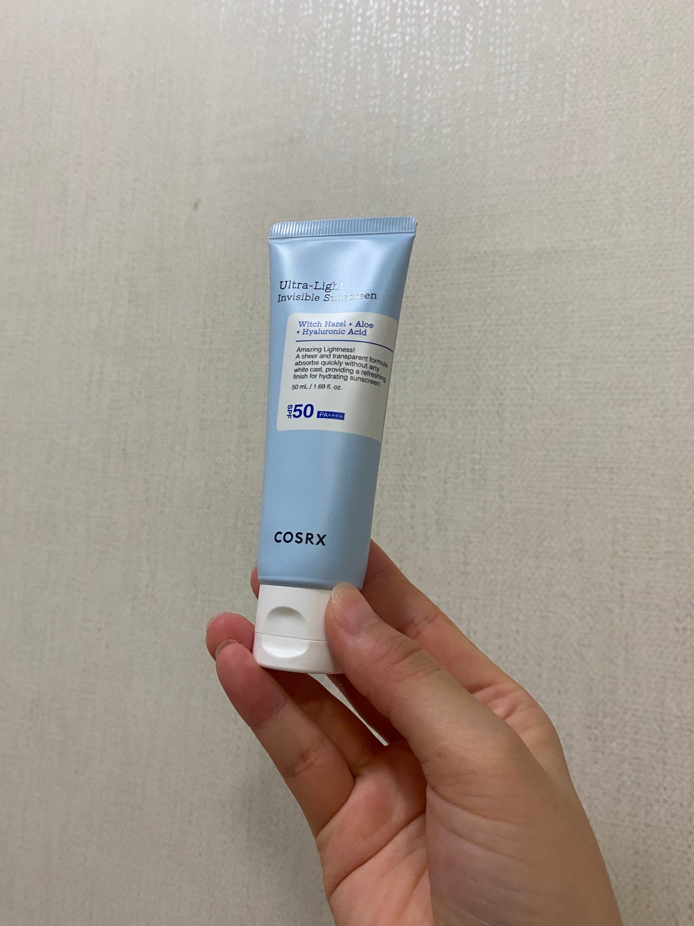 ウルトラライト透明UVクリーム/COSRX/日焼け止めクリームを使ったクチコミ(1枚目)