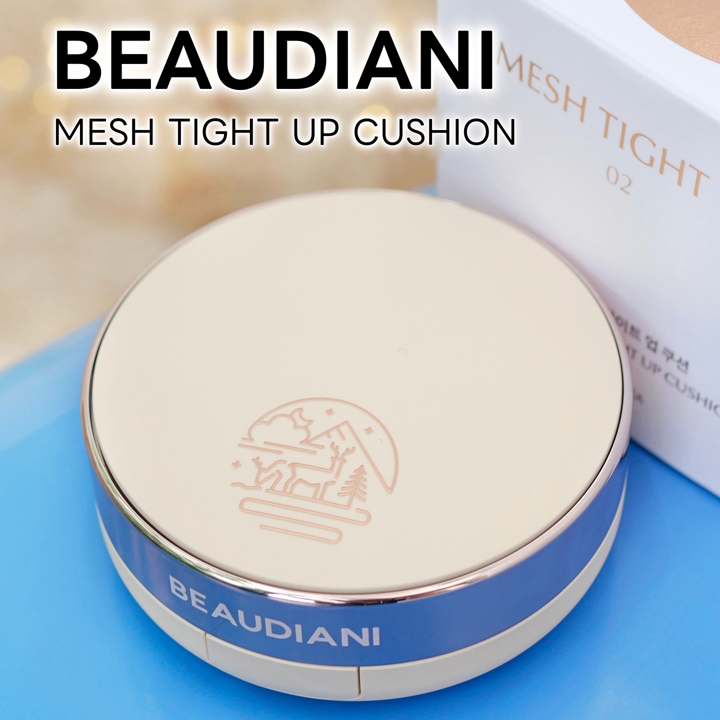 メッシュタイトアップクッション/BEAUDIANI/クッションファンデーションを使ったクチコミ（1枚目）