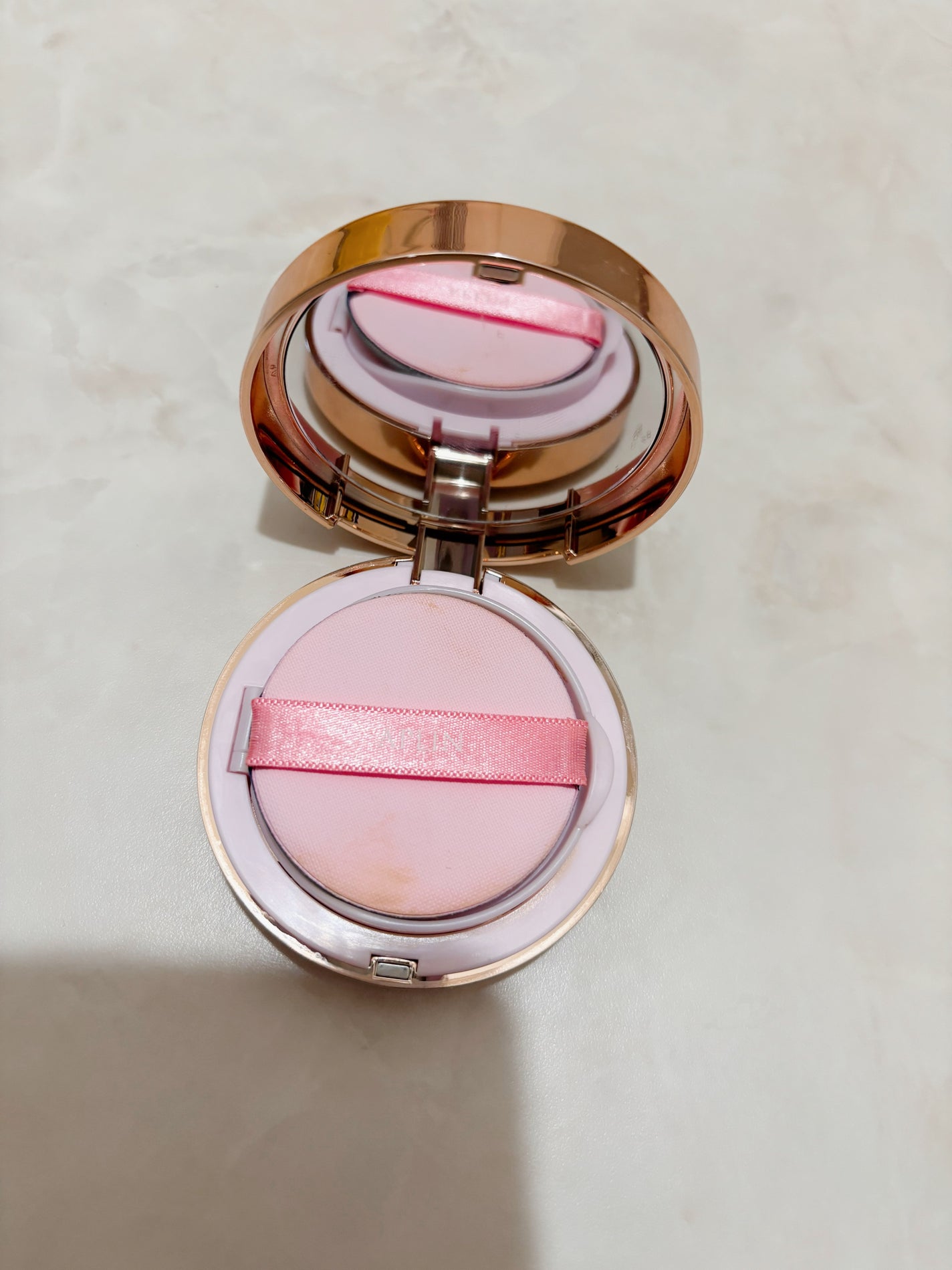 ピンクティーツリーカバープライマークッション/APLIN/クッションファンデーションを使ったクチコミ(2枚目)