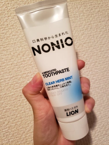 NONIO ハミガキ クリアハーブミント/NONIO/歯磨き粉の画像