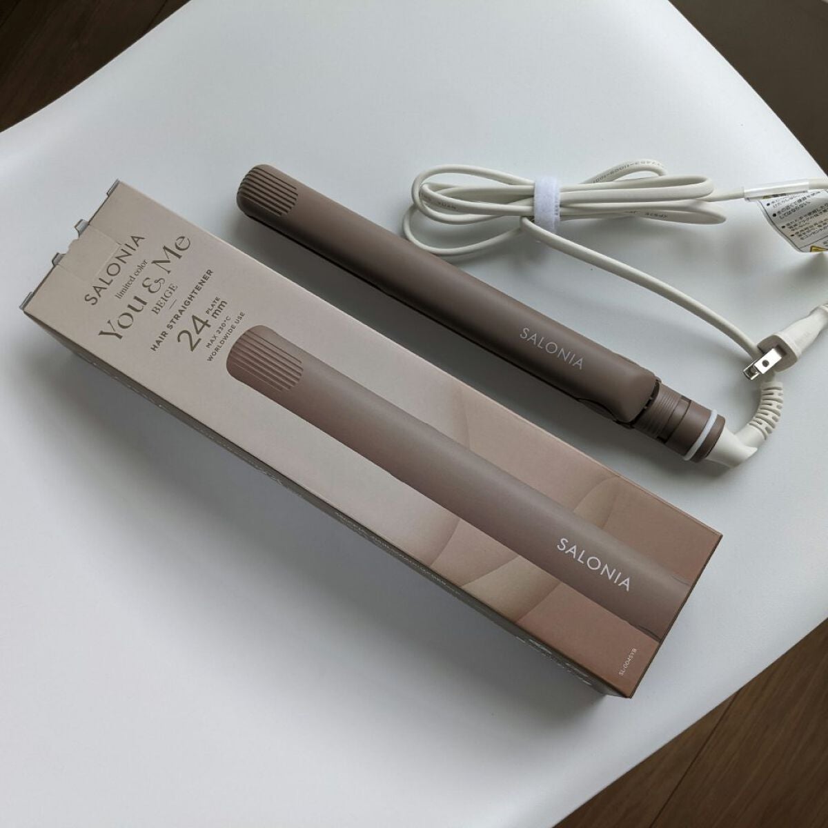 ストレートヘアアイロン/SALONIA/ストレートアイロンを使ったクチコミ(1枚目)