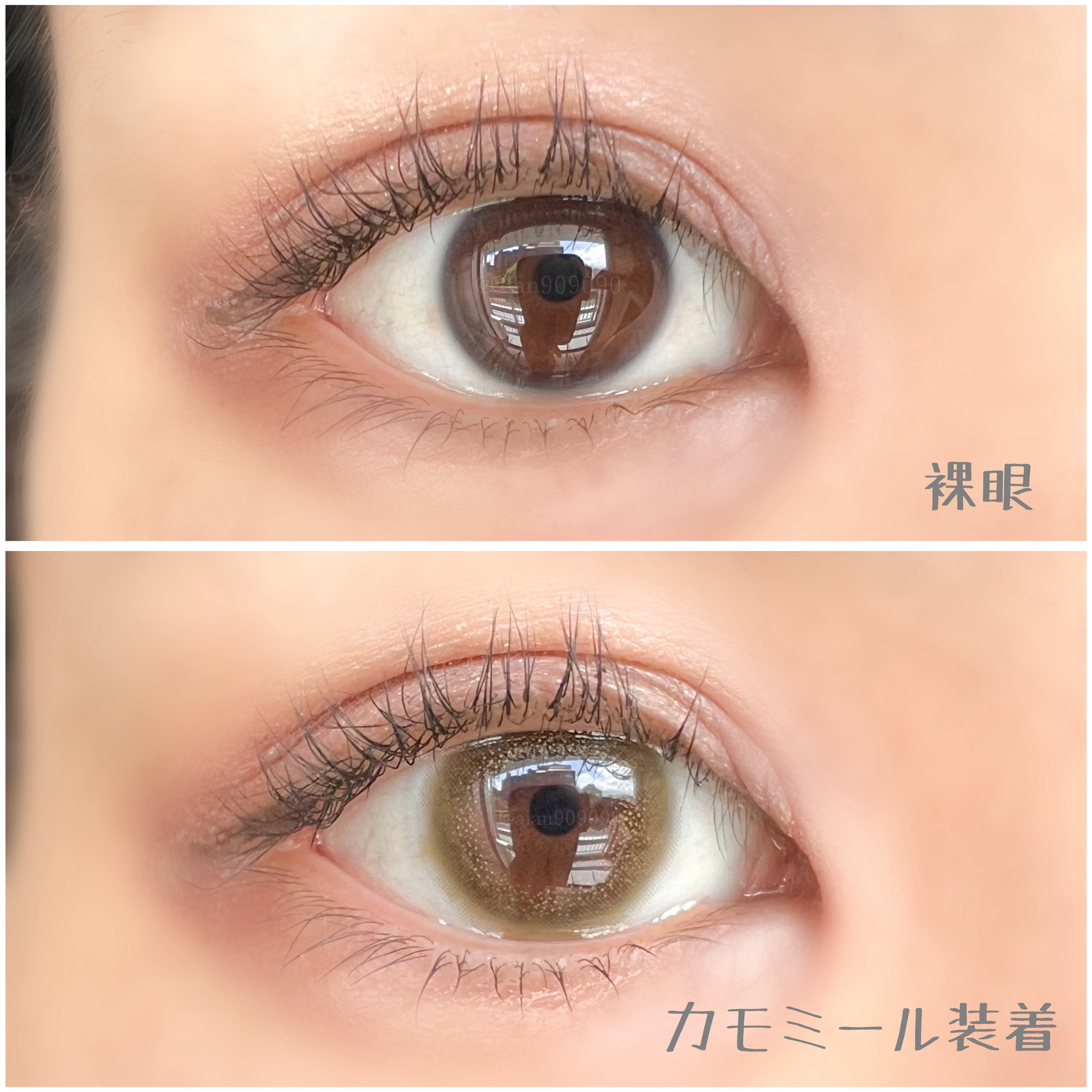 HARNE 1day/HARNE/ワンデー（１DAY）カラコンを使ったクチコミ（3枚目）