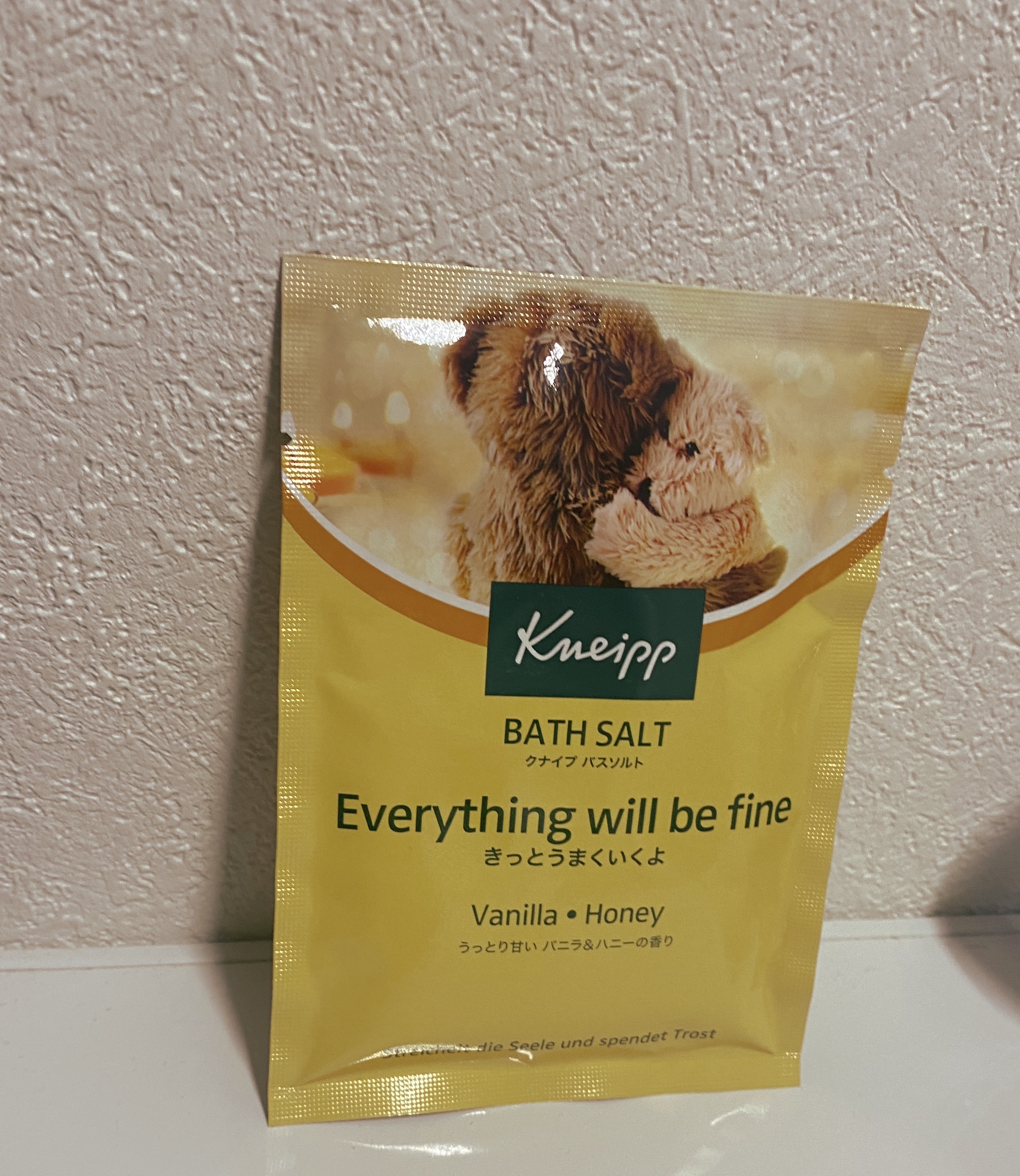 クナイプ バスソルト バニラ＆ハニーの香り/クナイプ/無機塩系入浴剤を使ったクチコミ（1枚目）