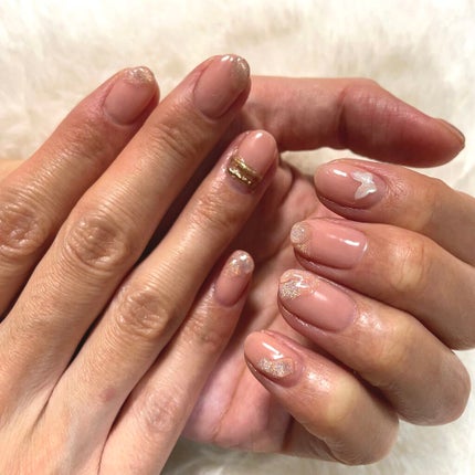 ジェルネイル(ライト対応)/セリア/ジェルネイルを使ったクチコミ(4枚目)