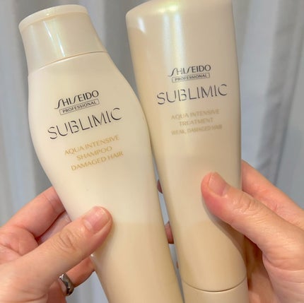 アクアインテンシブ シャンプー/トリートメント/サブリミック/サロンシャンプーを使ったクチコミ(6枚目)