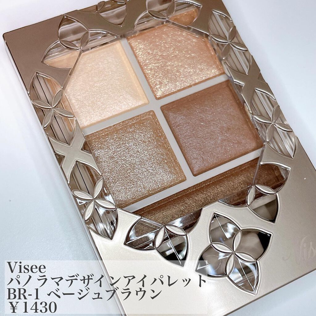 パノラマデザイン アイパレット/Visée/アイシャドウパレットを使ったクチコミ(2枚目)