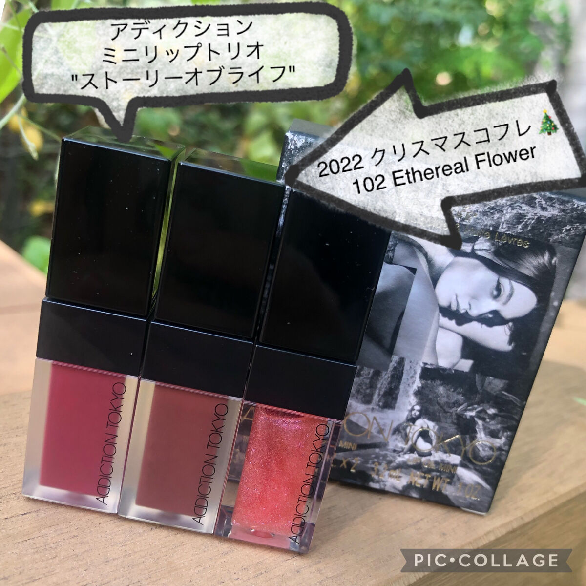 ミニ リップ トリオ “ストーリー オブ ライフ”/ADDICTION/メイクアップキットを使ったクチコミ（1枚目）