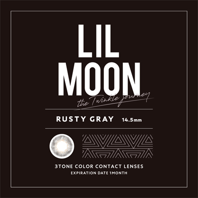 LIL MOON 1month ラスティグレー
