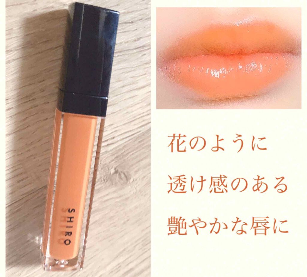 エッセンスリップオイルカラー/SHIRO/リップオイルを使ったクチコミ(1枚目)