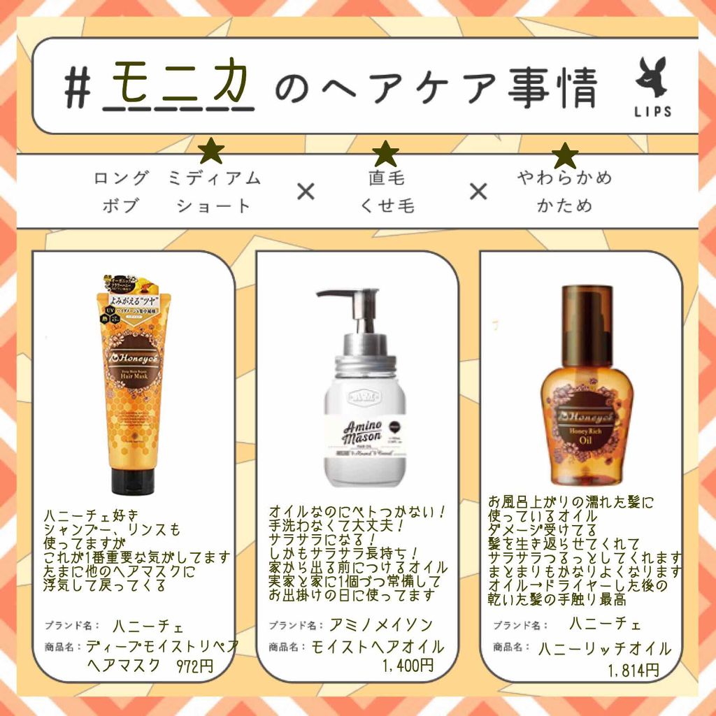 ディープモイストリペア シャンプー／トリートメント/ハニーチェ/市販シャンプーを使ったクチコミ（1枚目）