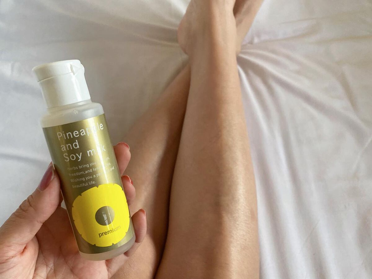 パイナップル豆乳ローションプレミアム/鈴木ハーブ研究所/ボディローションを使ったクチコミ(1枚目)