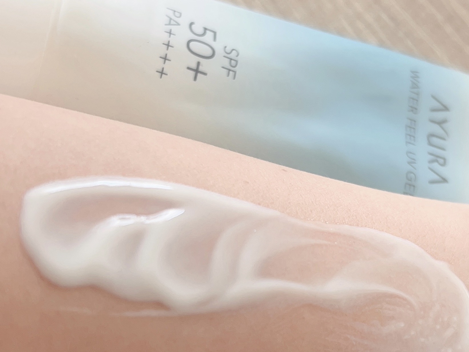 ウォーターフィールUVジェルα/AYURA/日焼け止めジェルを使ったクチコミ（2枚目）