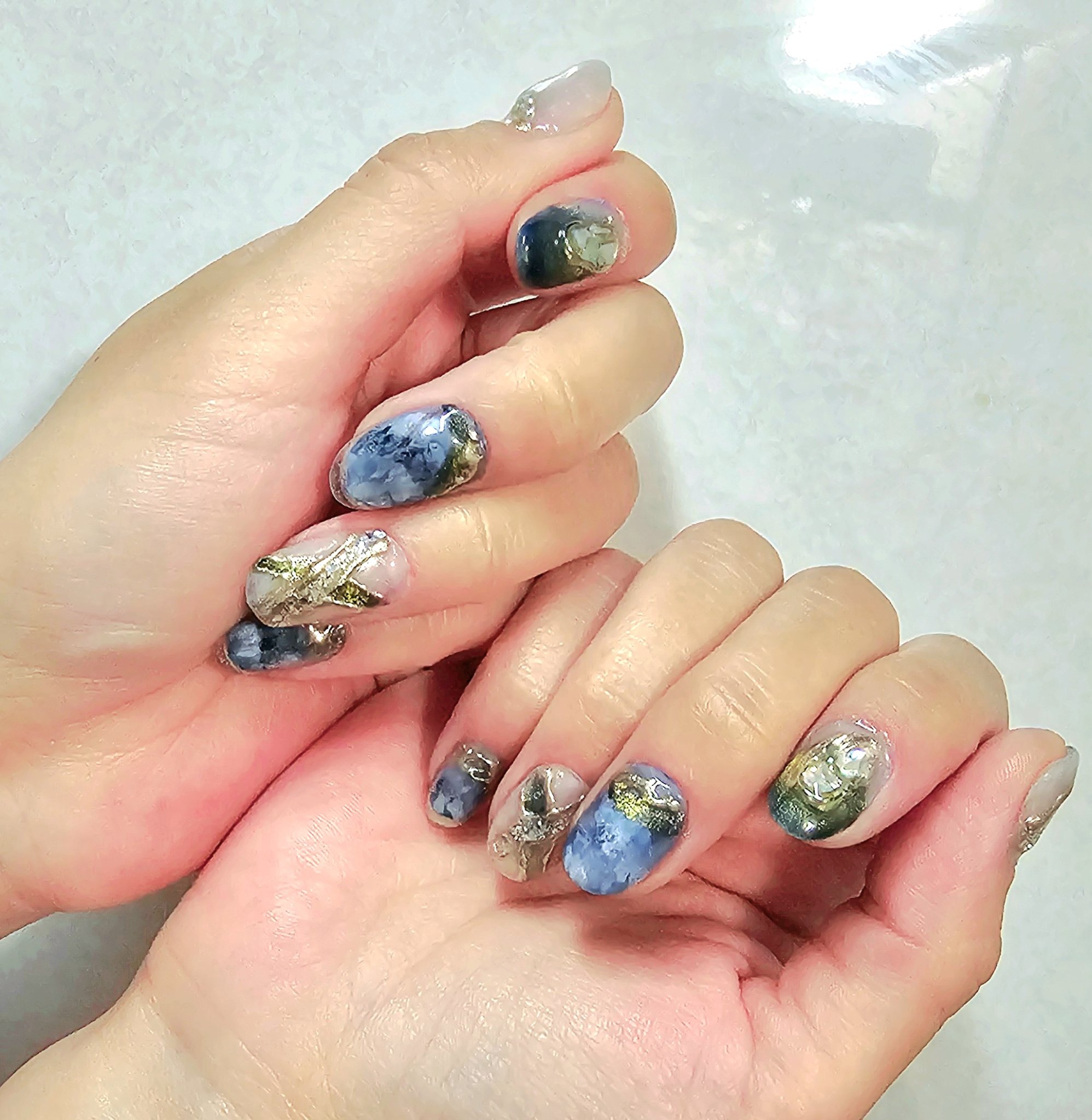 GELiSM (ジェリズム) M03 jade drop/D-UP/ジェルネイルを使ったクチコミ（1枚目）