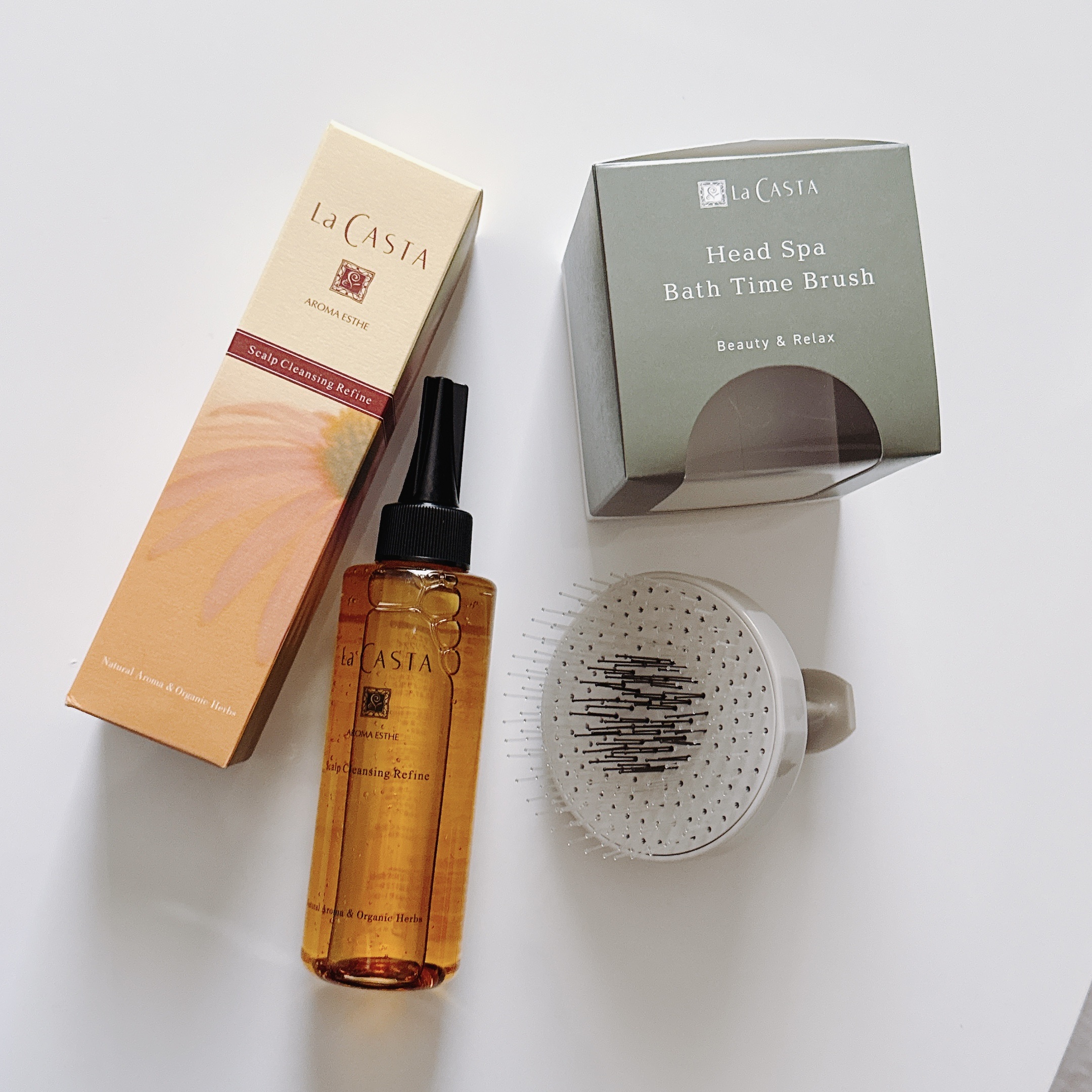 ヘッドスパ バスタイムブラシ/ラ・カスタ/頭皮ケアを使ったクチコミ（1枚目）