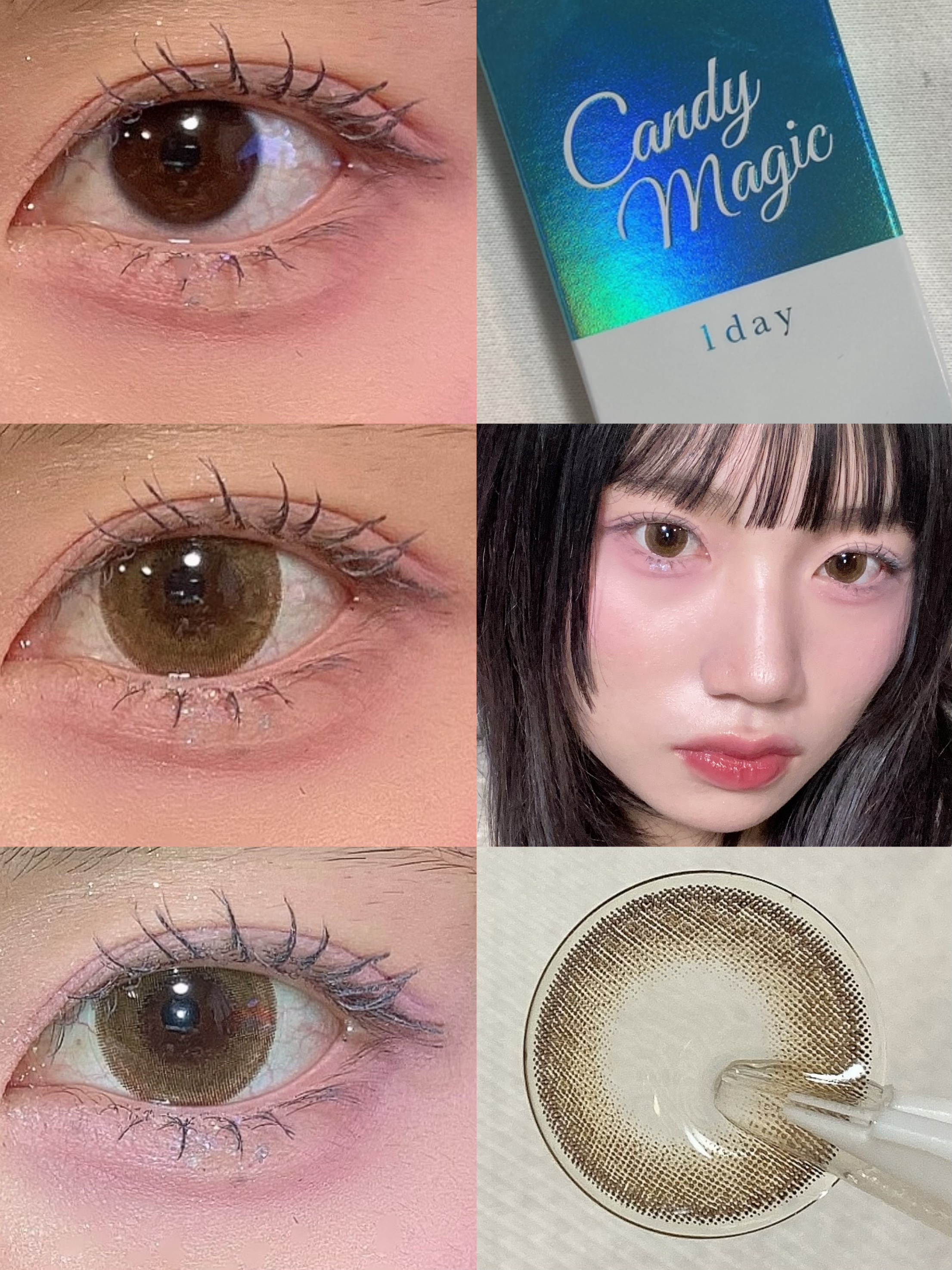 candymagic1day（キャンディーマジックワンデー） ネネヘーゼル/candy magic/ワンデー（１DAY）カラコンを使ったクチコミ（2枚目）