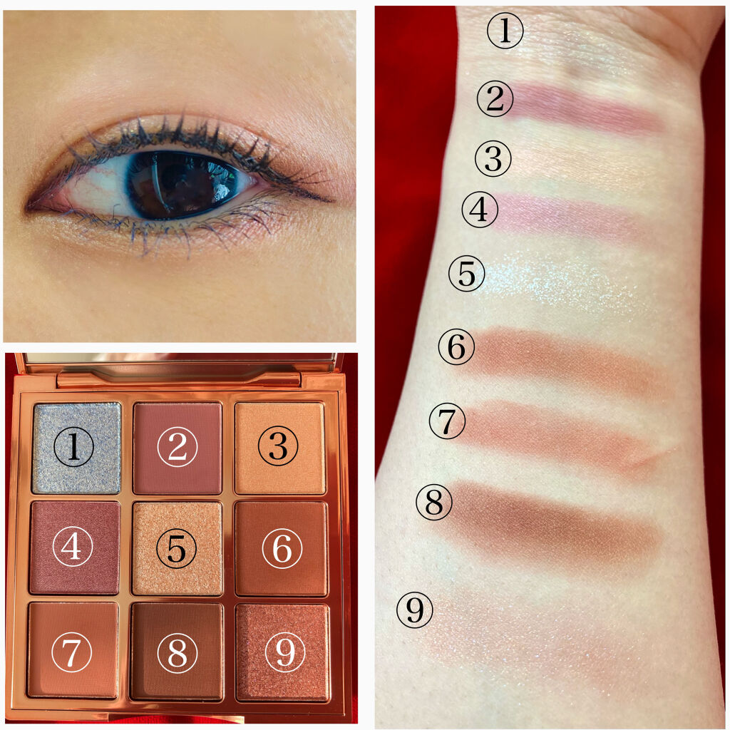 VenusMarble 9色アイシャドウパレット Romanticism（ロマンチシズム）/Venus Marble/アイシャドウパレットを使ったクチコミ（3枚目）