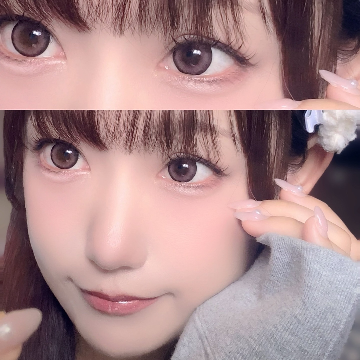 eye closet 1month シナモンラテ/EYE CLOSET/１ヶ月（１MONTH）カラコンを使ったクチコミ（3枚目）