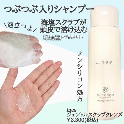 ジェントル スクラブ クレンズ/ines/市販シャンプーを使ったクチコミ(2枚目)