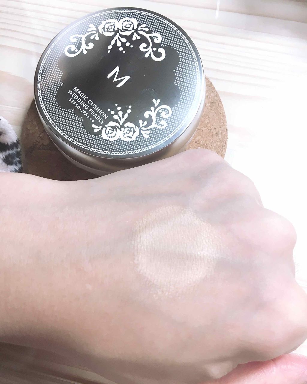 M クッション ファンデーション (ウェディングパーリー)/MISSHA/クッションファンデーションを使ったクチコミ(3枚目)