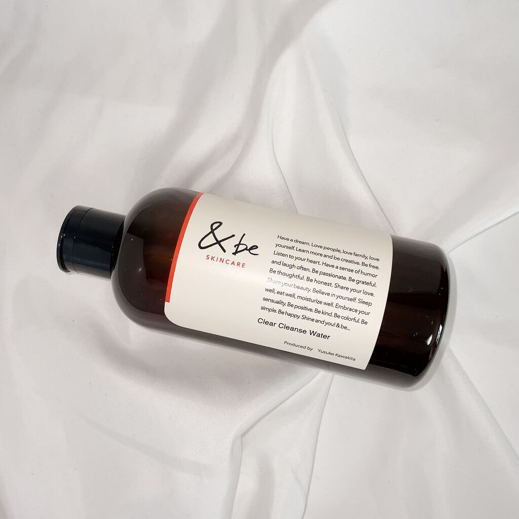 クリアクレンズウォーター N/＆be/クレンジングウォーターを使ったクチコミ（1枚目）