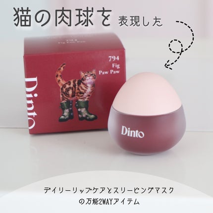 チャビもちゼリーパウパウリップマスク/Dinto/リップマスクを使ったクチコミ(1枚目)