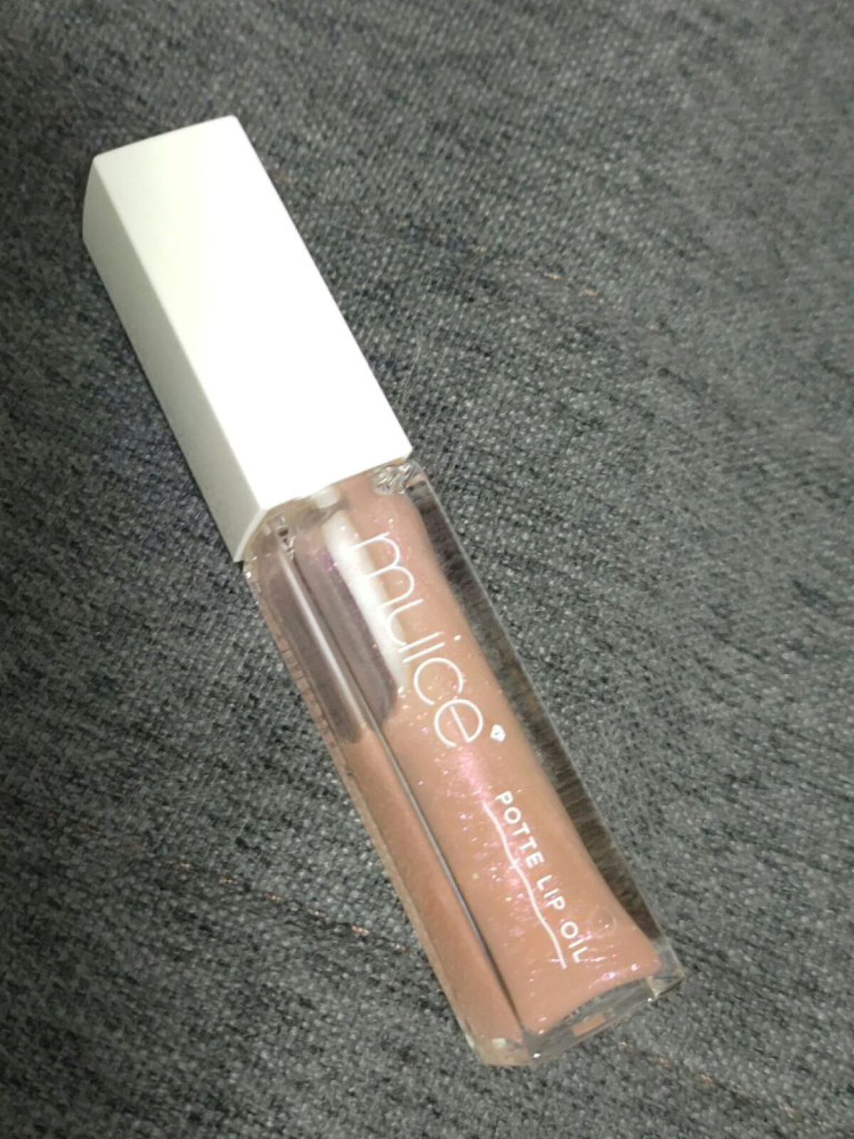 ぽってリップオイル 01 サクラスパークル/muice/リップグロスを使ったクチコミ（1枚目）