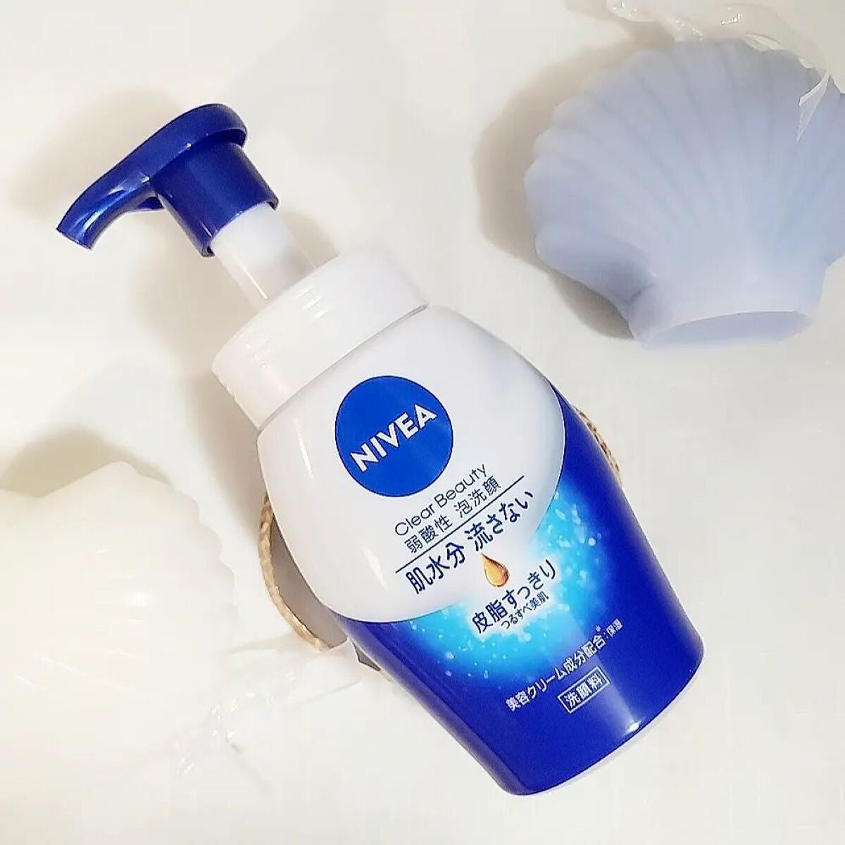 ニベア クリアビューティー弱酸性泡洗顔 皮脂すっきり/ニベア/泡洗顔を使ったクチコミ(4枚目)