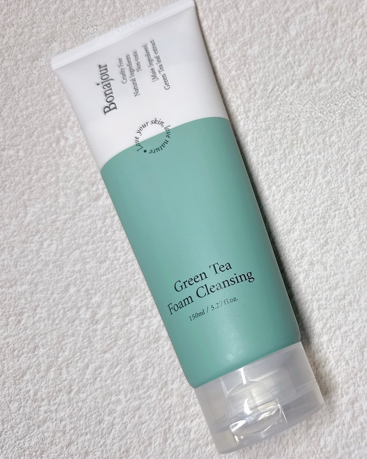 グリーンティーフォームクレンジング/Bonajour/クレンジングクリームを使ったクチコミ（2枚目）