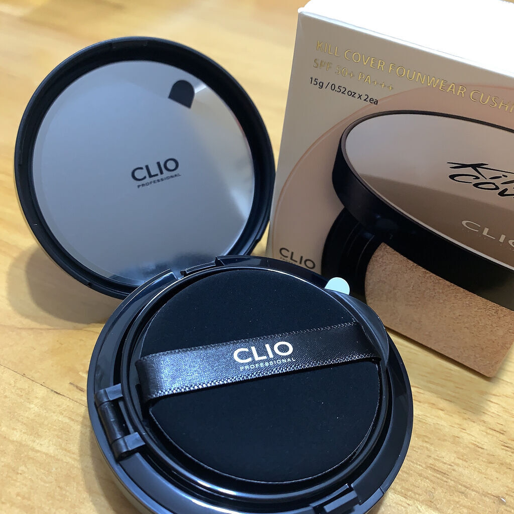 キル カバー ファンウェア クッション エックスピー/CLIO/クッションファンデーションを使ったクチコミ（3枚目）