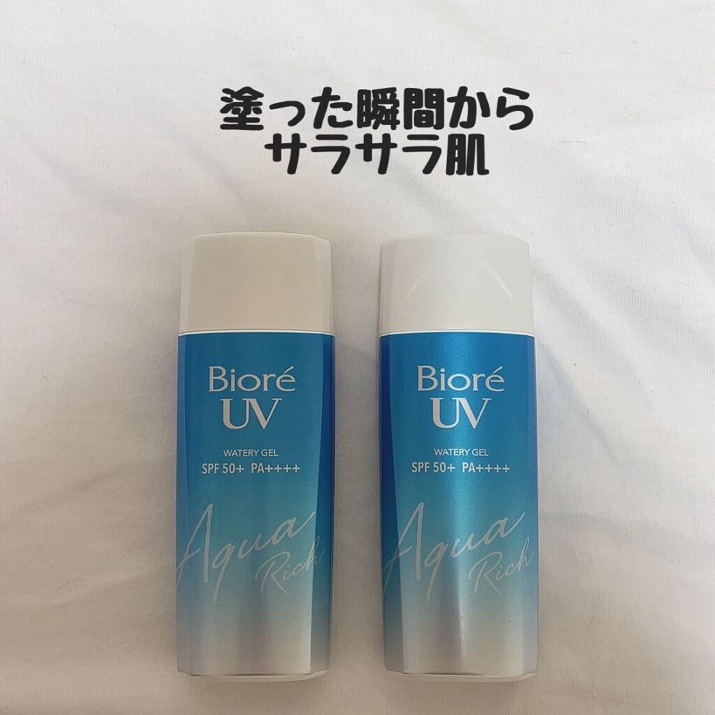 ビオレUV アクアリッチウォータリージェル /ビオレ/日焼け止め・UVケアを使ったクチコミ（1枚目）