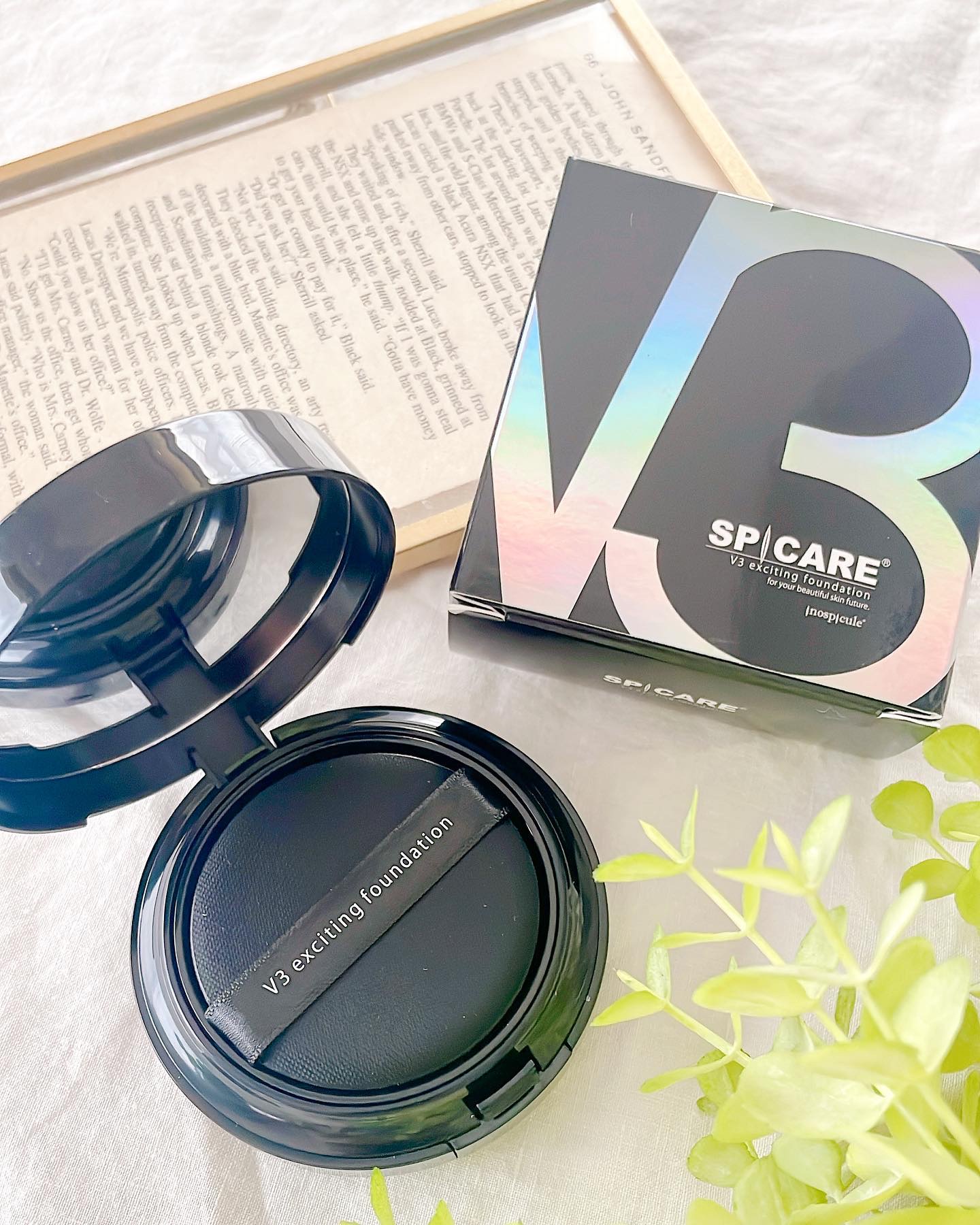 V3 エキサイティングファンデーション/SPICARE/クッションファンデーションを使ったクチコミ（2枚目）