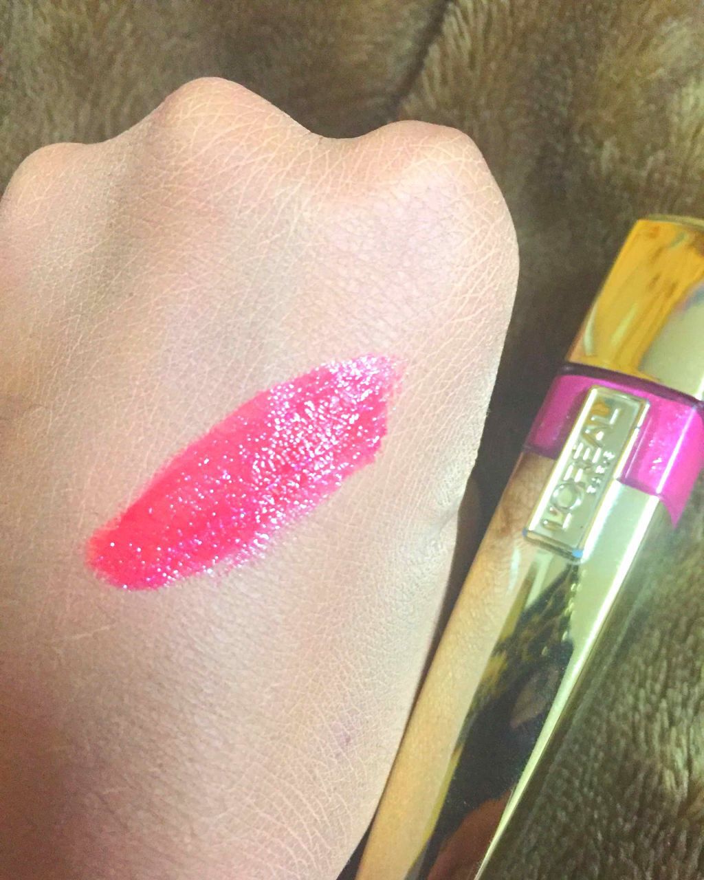 シャインカレス/ロレアル パリ/口紅を使ったクチコミ（1枚目）