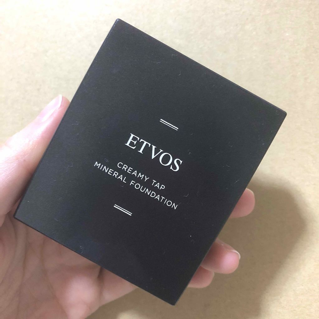 クリーミィタップミネラルファンデーション／SPF42・PA+++/エトヴォス/クリーム・エマルジョンファンデーションを使ったクチコミ（1枚目）